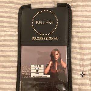 Professional tape in hair extensions